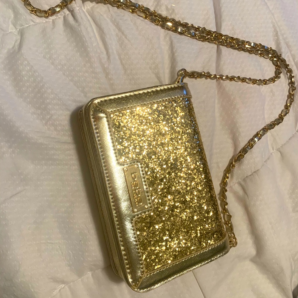 Gold Bebe Purse